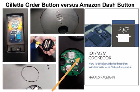 Gillette Order Button versus Amazon Dash